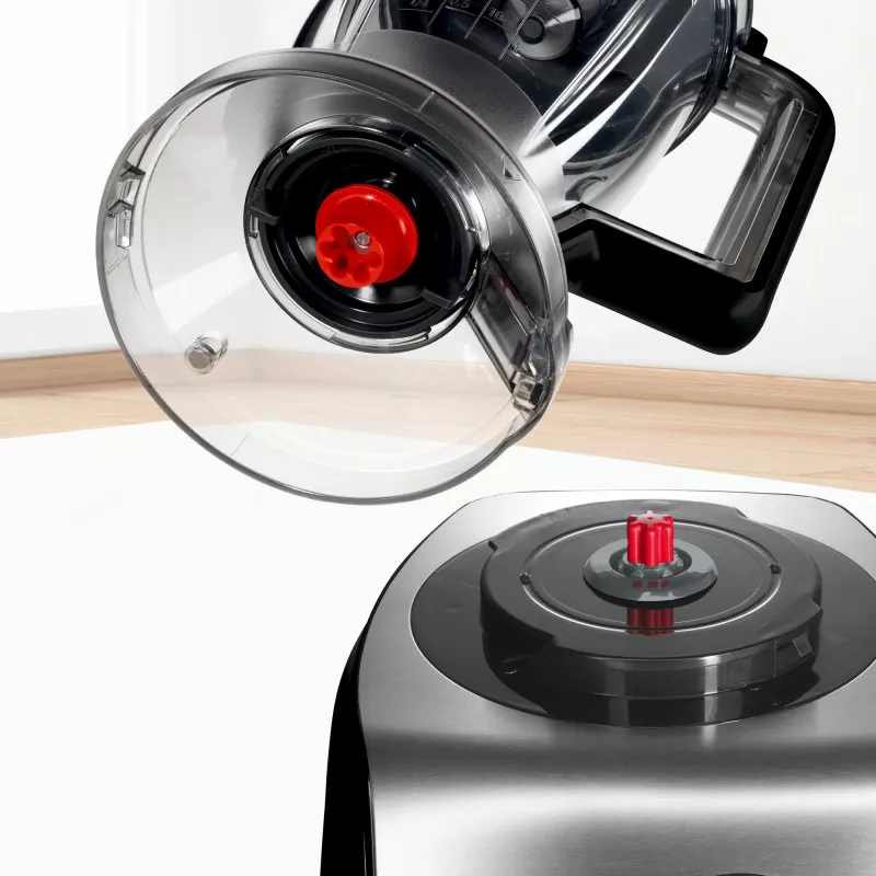 Bosch MC812M844 Küchenmaschine 1250 W 3,9 L Schwarz, Edelstahl