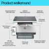 Multifunktions-Laserdrucker HP LaserJet MFP M234dw — Mono, A4, 29 ppm, Duplex, Wi‑Fi, Ethernet