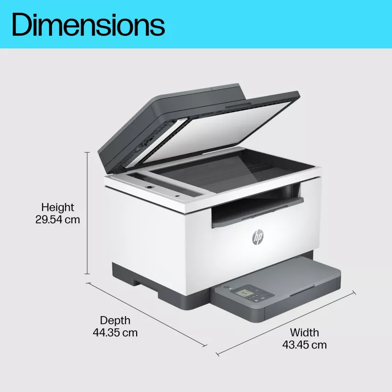 Multifunktions-Laserdrucker HP LaserJet MFP M234sdw — Mono A4, 29 ppm, Duplex, Wi‑Fi, Ethernet