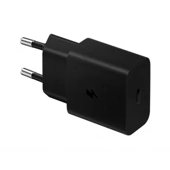Mobiles Ladegerät Samsung EP-T1510XBEGEU, 1 USB-C-Anschluss, 9V/1.67A-Ausgang, 1 m Kabel, schwarz