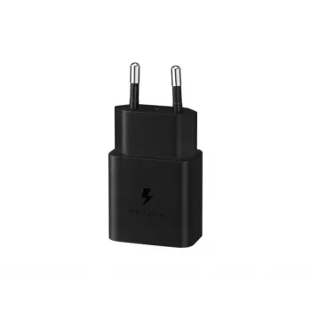Mobiles Ladegerät Samsung EP-T1510XBEGEU, 1 USB-C-Anschluss, 9V/1.67A-Ausgang, 1 m Kabel, schwarz