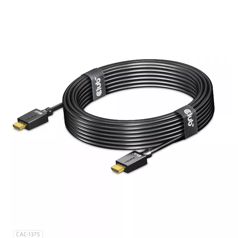 CLUB3D Ultra High Speed HDMI™ Certified Cable 4K120Hz 8K60Hz 48Gbps M/M 5m/16.4ft