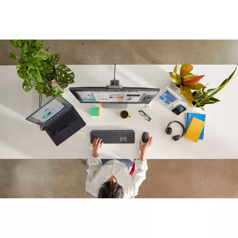 LOGITECH MX Keys For Business - Kabellose Tastatur - Graphit - US International Qwerty