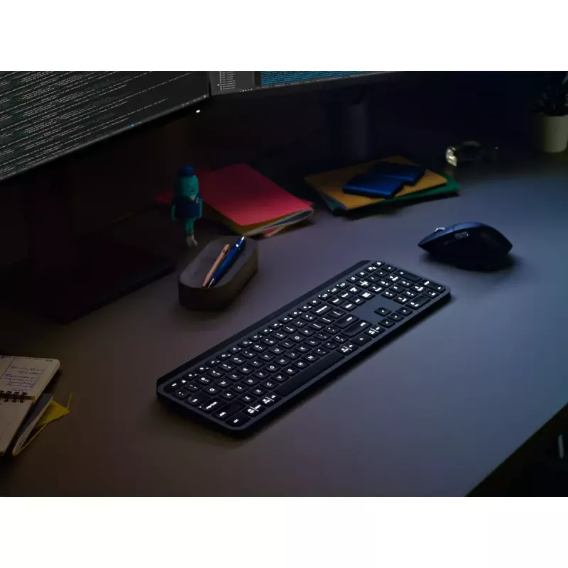 LOGITECH MX Keys For Business - Graphite - Dänisch/ Norwegisch/ Schwedisch/ Finnisch Qwerty