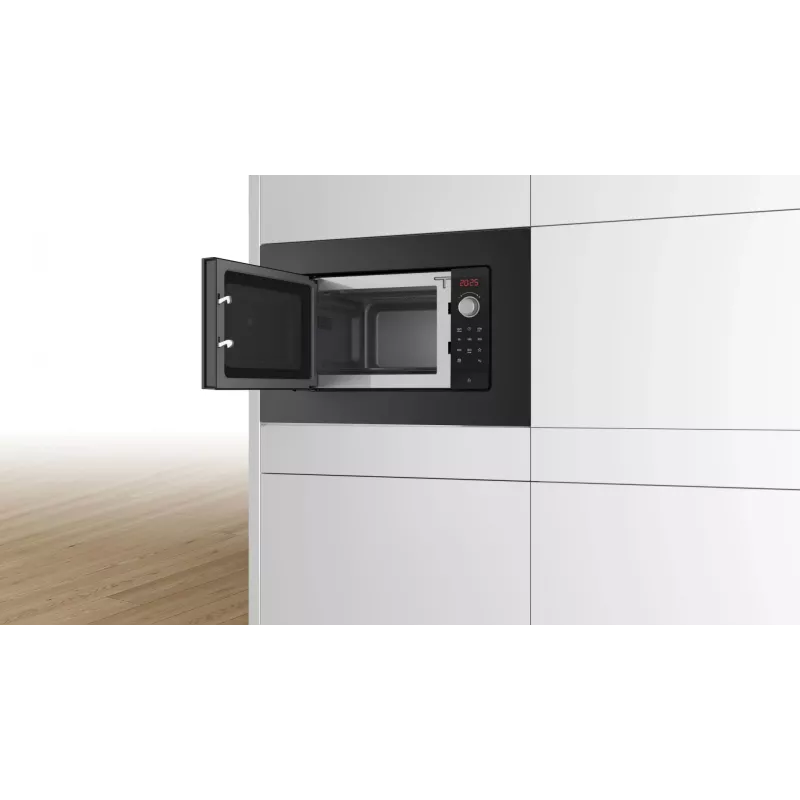 Bosch Serie 2 BFL623MB3 Mikrowelle Schwarz Solo-Mikrowelle Einbau 20 L 800 W