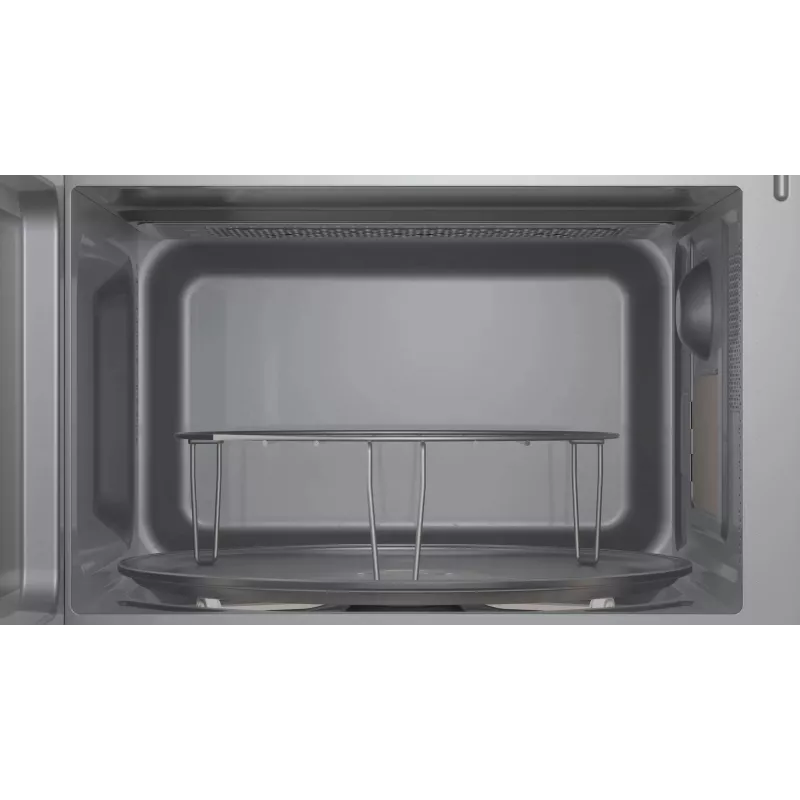 Bosch Serie 2 FEL023MS2 Mikrowelle Schwarz, Edelstahl Solo-Mikrowelle Tischgerät 20 L 800 W