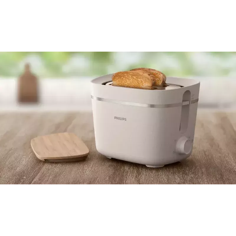 Toaster Philips HD2640/10 Eco Conscious Edition, 2-Scheiben, 830 W, weiß