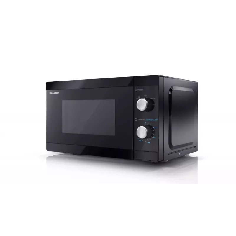 Sharp YC-MS01E-B Mikrowelle Schwarz Solo-Mikrowelle Arbeitsplatte 20 l 800 W