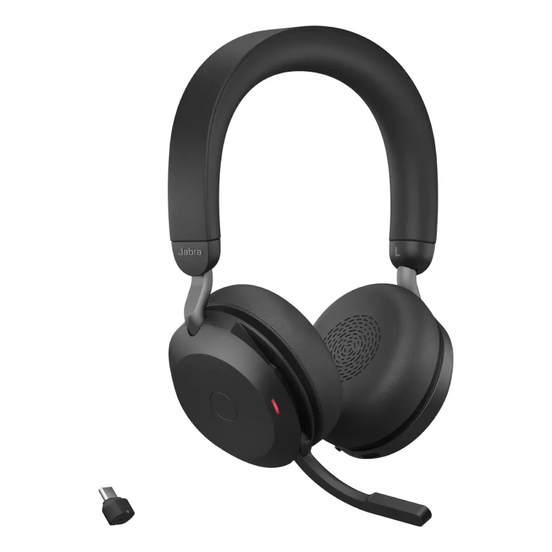 Jabra Evolve2 75 - USB-C UC mit Tischständer - Schwarz