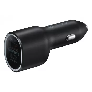 Autoladegerät Samsung EP-L4020 40W (12V Eingang) USB-C 25W+15W schwarz für Smartphones