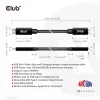 Club 3D CAC-1531 USB-C-Verlängerungskabel St./Bu., 1 m, USB 3.2 Gen 1, 5 Gbit/s, 60 W, 4K 60 Hz, schwarz