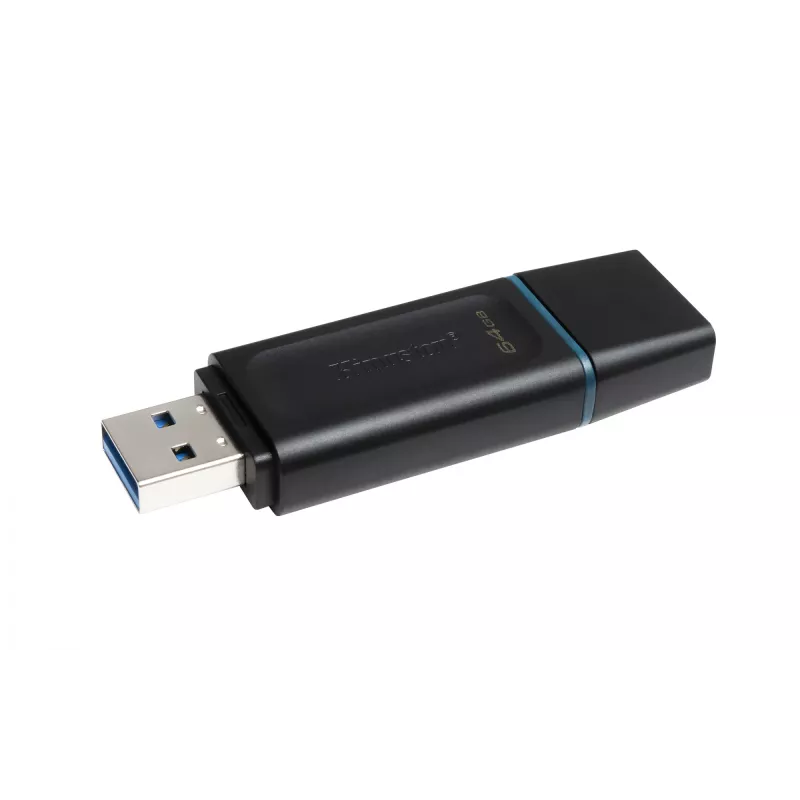 Kingston DataTraveler Exodia 64 GB USB 3.2 Gen 1 USB-Stick, 2 Stück, schwarz/türkis
