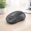 LOGITECH Signature M650 L Kabellose Maus – Für große Hände – Rechtshänder – Graphit