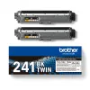 Brother TN-241BKTWIN Toner Doppelpack, Schwarz, 2 x 2500 Seiten