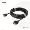 Club 3D CAC-1710 VGA-Kabel HD-15 Stecker/Stecker, bidirektional, 10 m, 1080p, schwarz