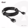 Club 3D CAC-1710 VGA-Kabel HD-15 Stecker/Stecker, bidirektional, 10 m, 1080p, schwarz