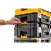 DeWALT DWST82968-1 TSTAK Organizer, wasserdicht und staubbeständig, 400×332×119 mm, schwarz/orange