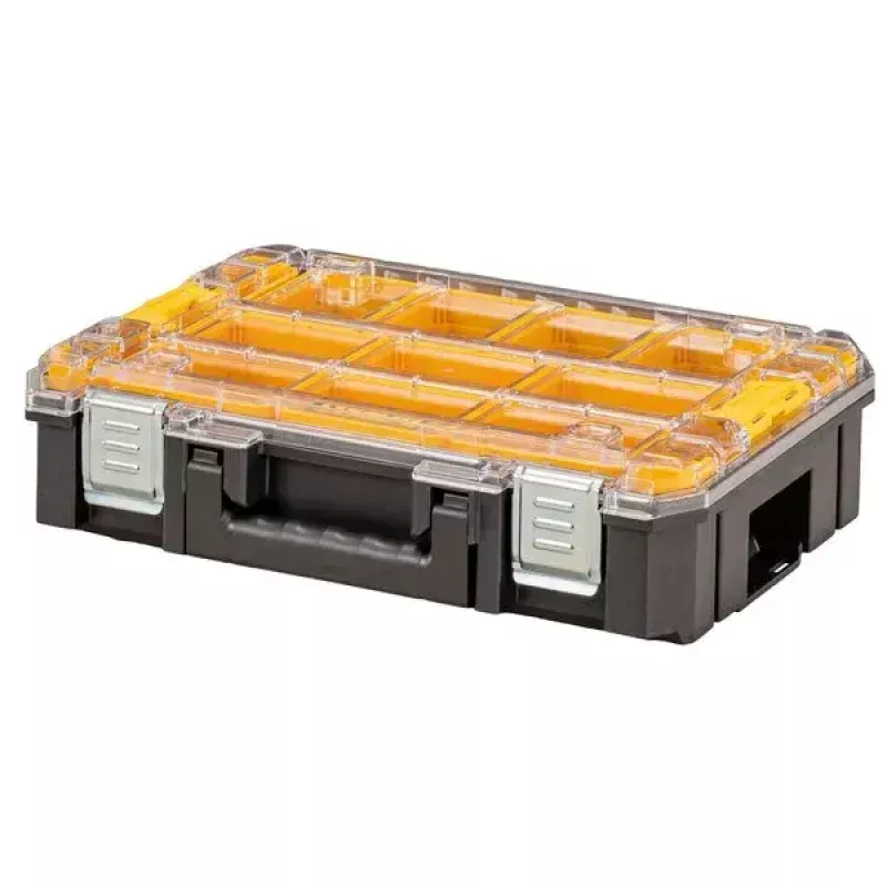 DeWALT DWST82968-1 TSTAK Organizer, wasserdicht und staubbeständig, 400×332×119 mm, schwarz/orange