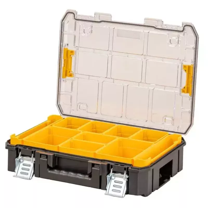 DeWALT DWST82968-1 TSTAK Organizer, wasserdicht und staubbeständig, 400×332×119 mm, schwarz/orange