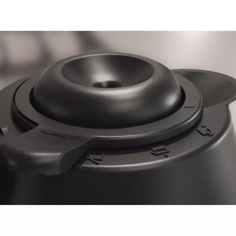 Philips HD7548/20 Café Gaia Filterkaffeemaschine, 1,2 l, 15 Tassen, 1000 W, schwarz/Metall