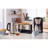 Philips HD7548/20 Café Gaia Filterkaffeemaschine, 1,2 l, 15 Tassen, 1000 W, schwarz/Metall