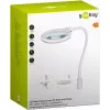 Goobay LED-Lupenlampe mit Standfuß und Klemme 6 W Vergrößerung 1.75x