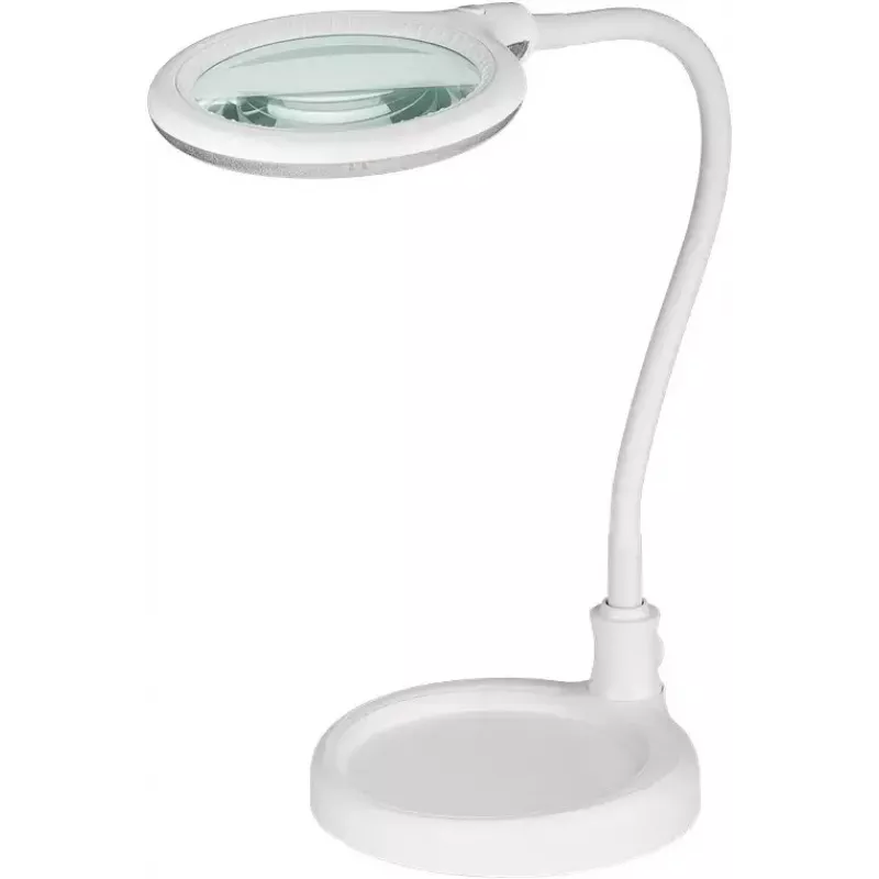 Goobay LED-Lupenlampe mit Standfuß und Klemme 6 W Vergrößerung 1.75x