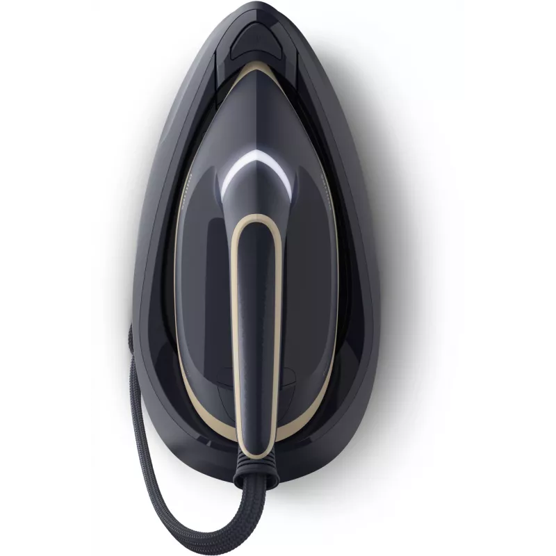 Philips PerfectCare 6000 Series PSG6066/20 Dampfbügelstation, 2400 W, 8 bar, 600 g/min Dampfstoß, 1,8 l Tank, SteamGlide Advanced Bügelsohle, Schwarz/Braun