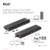 CLUB3D USB Gen 1 Type-C 8-in-1 MST Dual 4K60Hz Display Travel Dock