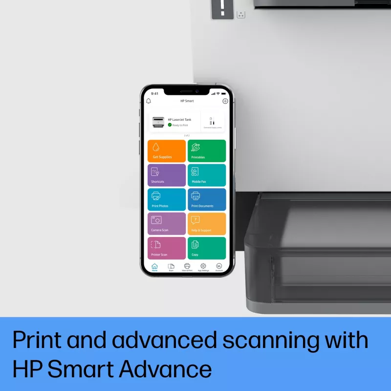 HP LaserJet Tank MFP 2604dw Drucker, Laser, Monodruck, 600 x 600 DPI, A4, Direktdruck, Grau