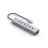i-tec USB-C Lade-Metall-HUB 7 Port USB 3.2 Gen 1 Type-C Type-A