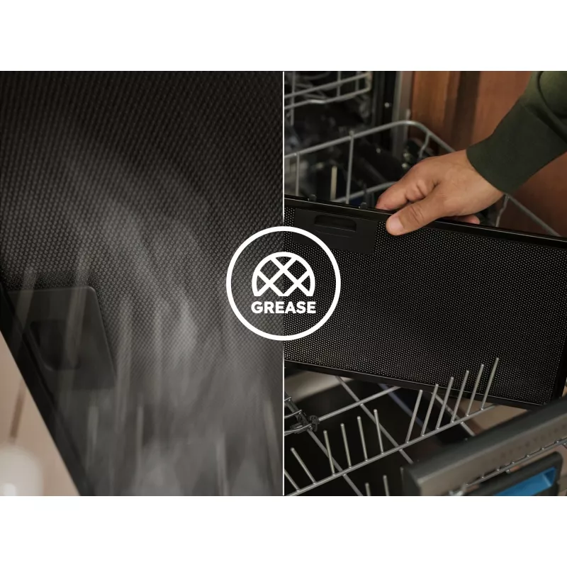 Unterbau-Dunstabzugshaube Electrolux LFP616X, Breite 598 mm, 600 m³/h, grau, Fettfilter, 68 dB