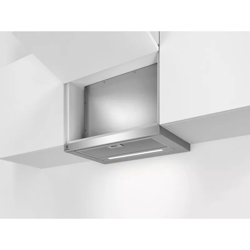 Unterbau-Dunstabzugshaube Electrolux LFP616X, Breite 598 mm, 600 m³/h, grau, Fettfilter, 68 dB