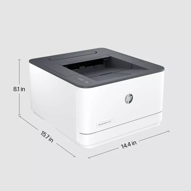 HP LaserJet Pro 3002dw Drucker, Laser, 1200 x 1200 DPI, A4, 33 ppm, Duplexdruck, Grau, Weiß