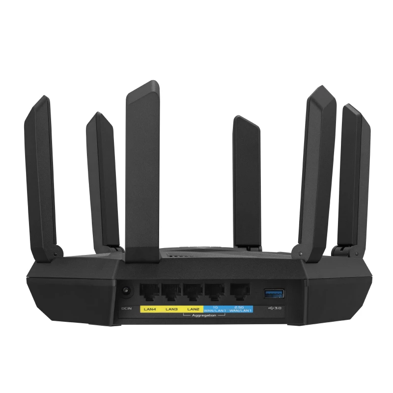 ASUS RT-AXE7800 Wireless-Router Tri-Band (2,4 GHz / 5 GHz / 6 GHz) Schwarz