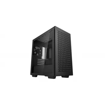 PC-Gehäuse DeepCool CH370 Mini Tower — microATX/Mini-ITX, gehärtetes Glas, Unterstützung für bis zu 32 cm GPU