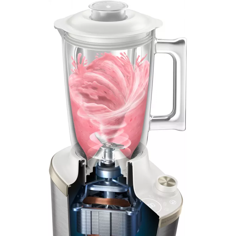 Philips 7000er-Serie HR3760/01 Mixer 2 L Standmixer 1500 W Edelstahl, Weiß
