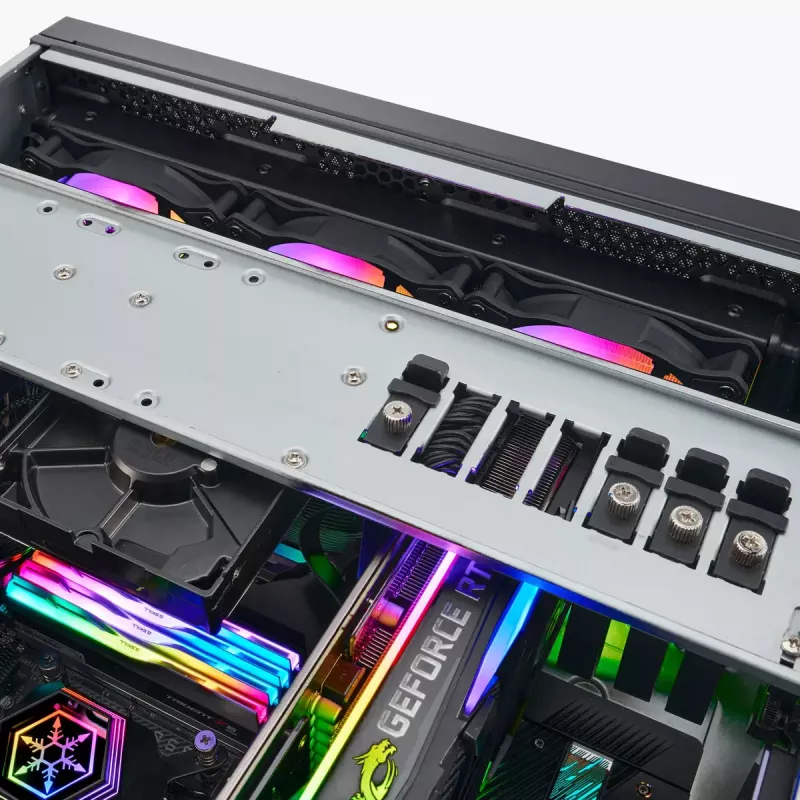SilverStone SST-RM44 4U Rackmount-Servergehäuse, SSI-EEB/SSI-CEB/ATX, Schwarz
