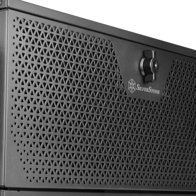 SilverStone SST-RM44 4U Rackmount-Servergehäuse, SSI-EEB/SSI-CEB/ATX, Schwarz
