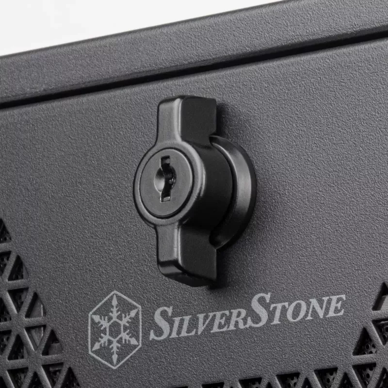 SilverStone SST-RM44 4U Rackmount-Servergehäuse, SSI-EEB/SSI-CEB/ATX, Schwarz