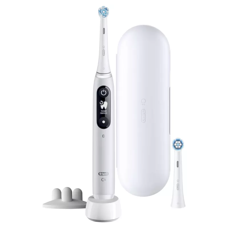 Oral-B iO 6 Erwachsenen-Vibrationszahnbürste Weiß