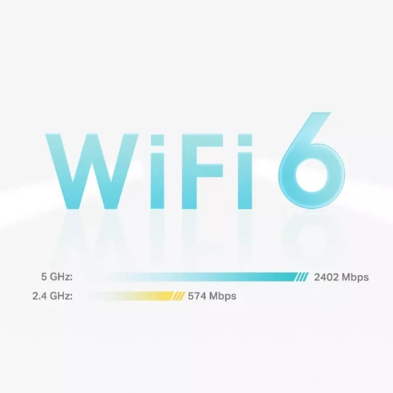 Mesh-Router TP-Link AX3000 Dualband 2,4 GHz 5 GHz Wi-Fi 6