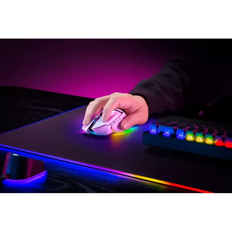 Razer Basilisk V3 Pro kabellose Gaming-Maus, weiß