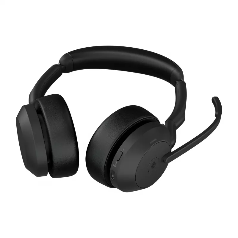 Jabra Evolve2 55 - Link380a MS Stereo, Wireless, Büro/Callcenter, 20 - 20000 Hz, 130 g, Headset, Schwarz