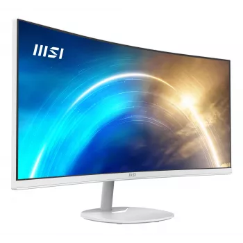 MSI Pro MP341CQW Computer Monitor 86,4 cm (34 Zoll) 3440 x 1440 Pixel UltraWide Quad HD Weiß