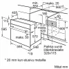 Einbau-Elektrobackofen Bosch Serie 2 HBF010BV1S — 66 L, Drehregler, Halogenlampe, Klasse A, weiß