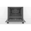 Einbau-Elektrobackofen Bosch Serie 2 HBF010BV1S — 66 L, Drehregler, Halogenlampe, Klasse A, weiß