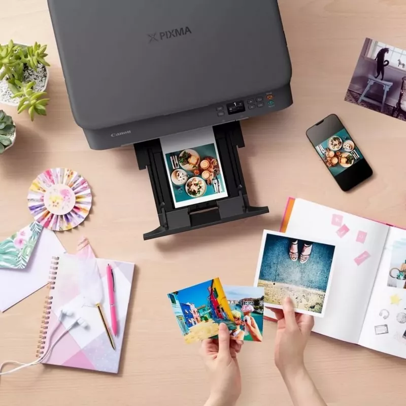 Canon PIXMA TS5350i 3-in-1 Farb-Tintenstrahl-Multifunktionsdrucker, A4, 4800 x 1200 DPI, WLAN, Duplex, Schwarz