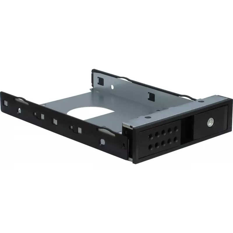 Inter-Tech IPC 3U-3508 Storage-Servergehäuse, 48,3 cm Rackmount 3 HE, ATX, SATA/SAS Hot-Swap, 2x 5,25 Zoll extern, ohne Netzteil, schwarz