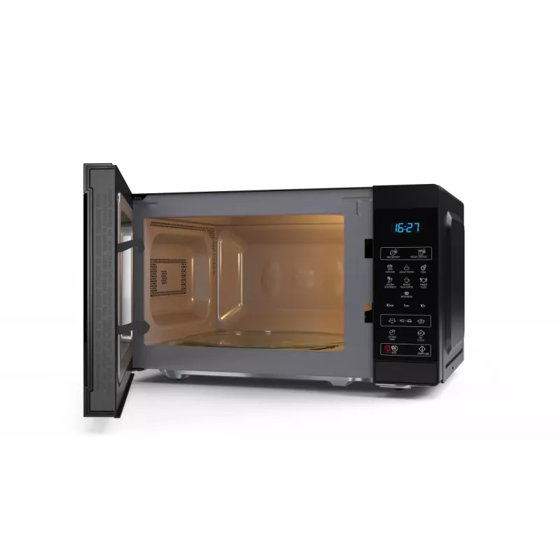 Sharp YC-MS02E-B Mikrowelle Schwarz Solo-Mikrowelle Arbeitsplatte 20 l 800 W